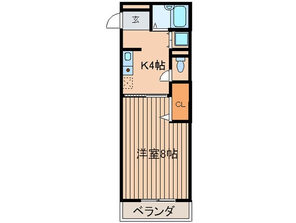 ﾊｲﾏｰﾄさつきの物件間取画像